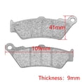 thumbnail image 3 of Motorcycle Front & Rear Brake Pads For BMW F650GS F650ST F700GS F750GS F800GS F850GS F650 F650CS G650X 1997-2021, 3 of 6