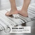 thumbnail image 6 of MatEssenz Boho Kitchen Mat, Farmhouse Cushioned Kitchen Rugs, Anti-Fatigue Non-Slip Kitchen Floor Mats, Stain Resistant Mats for Home, Office, Sink, Laundry-17.3" x39-1/2 Inch-Boho White, 6 of 6