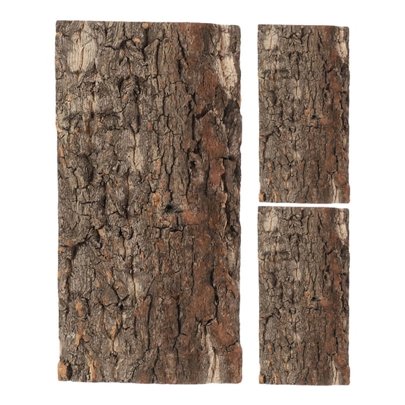 3 piezas de fondo de corteza de reptil, fondo de corteza de pecera, fondo de terrario de corcho, fondo de terrario, fondo de corteza de reptil, decoración de pared