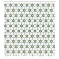 thumbnail image 3 of Ambesonne Abstract Shower Curtain, Traditional Oriental Art, 69"Wx70"L, White Olive Green, 3 of 5