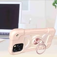 thumbnail image 3 of Dteck For iPhone 12 Pro Max Ring Stand Heavy Duty Slim Shockproof Hybrid Rugged Drop Protective Cover, Rosegold, 3 of 8