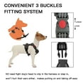 thumbnail image 5 of Howarmer Dog Harness for Small Medium Large Dogs No Pull Adjustable Reflective Breathable Oxford Dog Vest, Easy Control Handle for Dogs, Black, 5 of 8