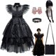 thumbnail image 2 of Disfraz de la familia Addams del miércoles para niñas, vestido de Halloween, fiesta de cumpleaños, 2 of 4