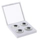 thumbnail image 3 of cuadrado cosmético 4 ranuras vacía de ojos en polvo rubor lápiz labial caja de maquillaje contenedor 26 mm de diámetro, 3 of 8