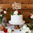 thumbnail image 5 of Cake Topper Love is in Bloom Mirror Wood Wildflower, 5 of 5