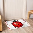 thumbnail image 6 of Ladybird Polyester Non-Slip Machine Washable Bath Rug Indoor Rug Door Carpet, 6 of 6