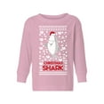 thumbnail image 1 of Awkward Styles Toddler Christmas Sweater Long Sleeve Toddler Christmas Shirt for Boys Girls Shark in Hat Sweater, 1 of 4