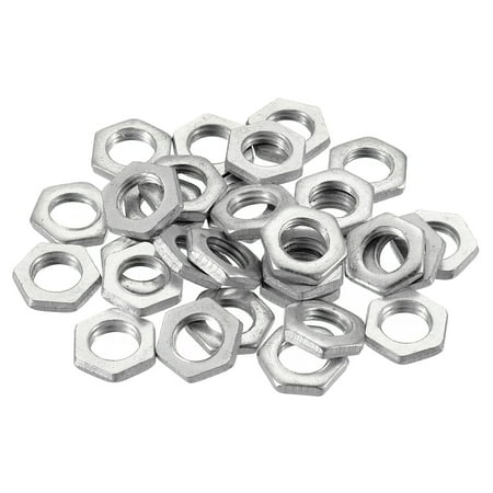 

Uxcell M8x1.0 Steel Hex Nuts Zinc Plated Hardware Nuts Screw Bolt Fasteners 2.5mm Height 30 Pack
