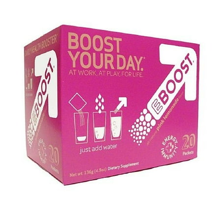 Eboost Naturally Flavored Pink Lemonade Super Powder