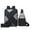 Black BK, variant on Iumwxz Storage Cabinet Backpack Three Piece Set Large Capacity Usb Student Backpack Suitable for School and Outdoor Travel Computer Bag for Men and Women with Large Capacity Shelf Black Oxford Cloth