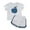 White, variant on Boys Clothes Toddler Baby Boy Set Kids Unisex Summer Cotton Elastic Print Short Sleeve Training 0 3 6 12 18 24 Months Tops T-shirt Shorts Pajamas Outfit 2 Piece