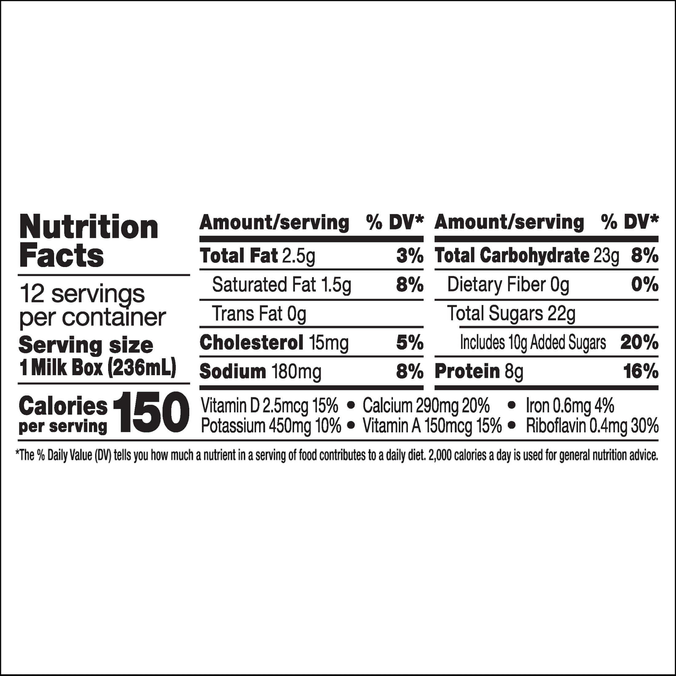 (2 pack) Horizon Organic Shelf Stable 1% Lowfat DHA Omega-3 Chocolate Milk Boxes, 8 fl oz, 12 Count