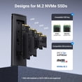 thumbnail image 4 of Carcasa SSD UGREEN USB C externa de 10 Gbps M.2 NVMe sin herramientas, 4 of 9
