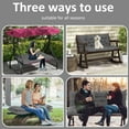 thumbnail image 2 of Outdoor Swing Cushions 60”, Porch Swing Cushions Thicken 4", Anti-Fading Patio Swing Chair Pads, Waterproof Bench Cushions, Swing Chair Cushion for Outdoor Canopy Swing Glider, 2 of 7