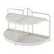thumbnail image 4 of Organizador de baño semicircular multiusos para apartamento, sala de estar y mesa. Blanco, 4 of 9
