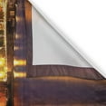 thumbnail image 3 of Ambesonne European Kitchen Curtains, Stockholm Scenic Night, 55"x39", Blue Cinnamon Mauve, 3 of 3