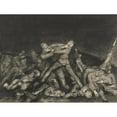 thumbnail image 2 of George Wesley Bellows 14x12 Gold Ornate Wood Frame and Double Matted Museum Art Print Titled - Ghost of Sergeant Pelly (1918), 2 of 4