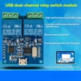 thumbnail image 1 of LCUS-2 Type Two-Way USB Relay Module Intelligent Control USB Switch USB Control Relay for Electronics, 1 of 5