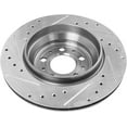 thumbnail image 7 of Detroit Axle - 2 Front Brake Rotors for 2003-2014 Volvo XC90, 2004 2005 2006 2007 2008 2009 2010 2011 2012 2013 Drilled Slotted Disc Brake Rotors Replacement : 12.91" inch Rotors, 7 of 7