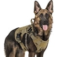 thumbnail image 3 of Arnés táctico para perros grandes, arnés para perros resistente con asa, chaleco para perros sin tirones, chaleco para perros de raza grande, arnés militar ajustable para perros para entrenar, cazar,, 3 of 4