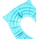 thumbnail image 4 of Funda para asiento de inodoro, asiento de inodoro de viaje, almohadillas de silicona antideslizantes plegables, portátil de viaje reutilizable para niños pequeños y niñas, bolsa de transporte (azul) ER, 4 of 5