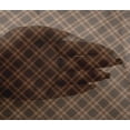thumbnail image 5 of oneOone Viscose Chiffon Brown Fabric Check Dress Material Fabric Print Fabric By The Yard 42 Inch Wide-FM, 5 of 6
