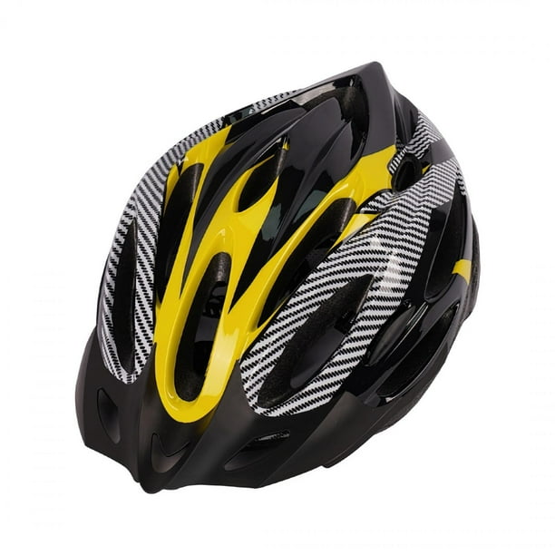 Casco de Bicicleta con Visera Anti-impacto Ciclismo Casco de Bicicleta , Amarillo negro