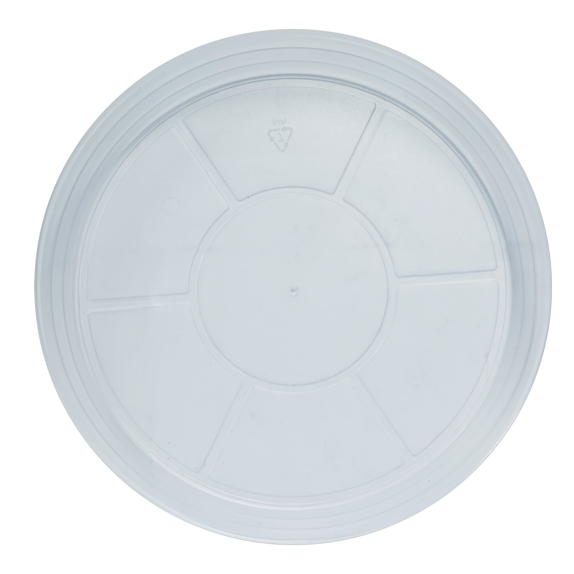 Better Homes & Gardens Vinyl Translucent Round Resin Saucer, 16-inch, Indoor & Outdoor Use