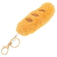 thumbnail image 2 of Lindo llavero de pan de peluche para decorar mochilas, llavero con colgante de comida artificial suave y divertido, llavero para decorar bolsos, 2 of 8