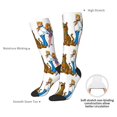 thumbnail image 4 of Rocae Scooby-Doo Chaussettes de compression Décontractées pour Femmes Hommes Bas Contrastés, 4 of 6