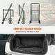 thumbnail image 5 of VEVOR Carro de la compra plegable VEVOR, carro de supermercado gigante con cestas dobles, ruedas giratorias de 360°, carro utilitario de servicio pesado, carro utilitario de gran capacidad de, 5 of 9