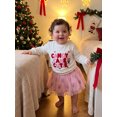 thumbnail image 4 of Conjunto navideño para bebé niña: sudadera de manga larga con falda de tul., 4 of 9