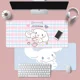 thumbnail image 2 of Alfombrilla de ratón Cinnamoroll de anime Kawaii, alfombrilla grande para juegos Kuromi, alfombrilla de escritorio con costura XXL para PC, teclado y ratón, 2 of 5