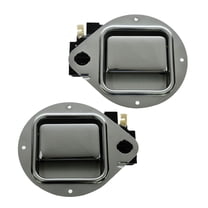 TRQ Front Door Chrome Outside Handle & Set for Peterbilt 200-33 330 DHA36842