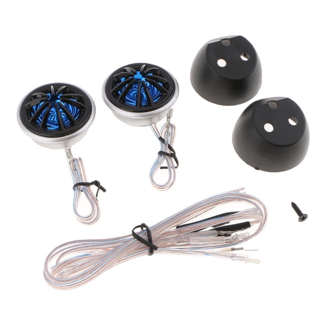 Conjunto de Tweeter de sonido Yotijar para Automóvil de 2 Silk Dome Azul