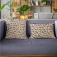thumbnail image 3 of Plutus Brands Brown, Beige Plutus Angles Abstract Luxury Throw Pillow 24 in x 24in, Double Sided 24" x 24", 3 of 9