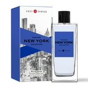 Prêt à Porter New York Eau de Parfum for Men, Suave Woody Fougère Fragrance with Juniper Berries, Sage and Cedarwood, 3.3oz