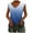 Navy, variant on ZQGJB Women's Cap Sleeve Tank Tops Trendy U Neck Tie Dye Gradient Print Summer Casual Shirts Loose Relaxed Fit Basic Workout Tees Blouse Blue L