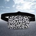 thumbnail image 1 of Bolsa De Hombro Riñonera de bolsillo de nailon de gran capacidad para deportes al aire libre (blanco leopardo) Sywqhk Para Estrenar, 1 of 6
