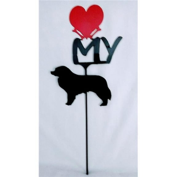 The Lazy Scroll berneseheart Bernese Mountain Dog Love My Heart Sign