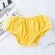 thumbnail image 5 of Pantalones bombachos con volantes para bebé, falda enagua, cubrepañales lisos, 0-24 meses M para 0-6 meses, 5 of 9