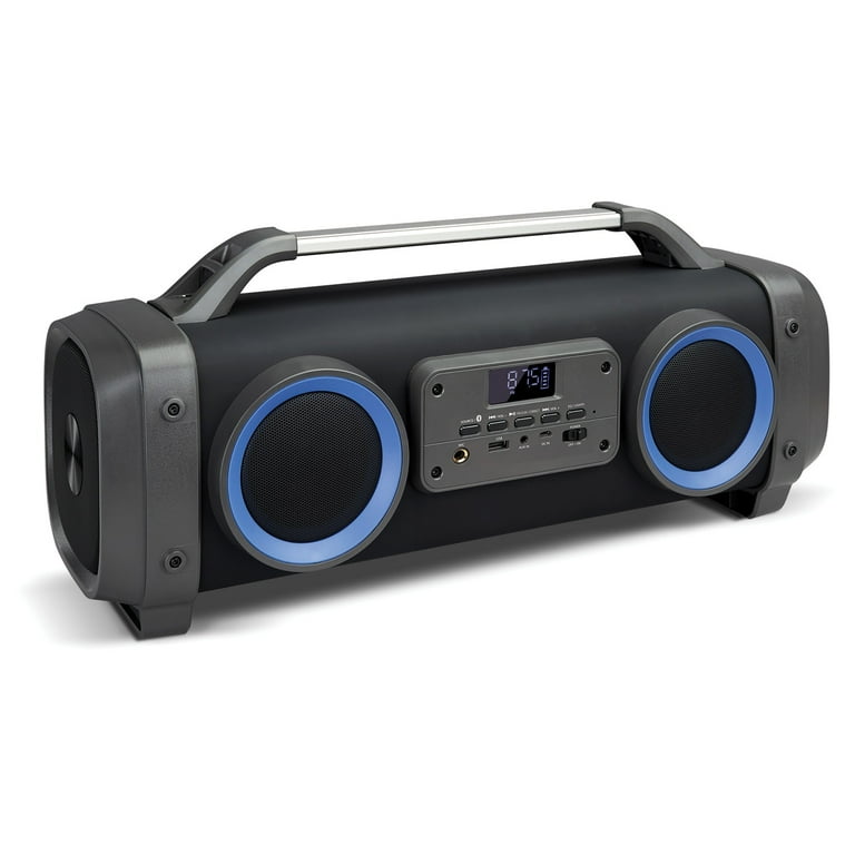 iLive Bluetooth FM MP3 Radio Boombox, Black, IBB520B
