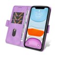 thumbnail image 4 of Compatible with iPhone 11 PU Leather Wallet Case with Card Holder Magnetic Closure Cover, 4 of 5
