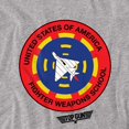 thumbnail image 3 of Top Gun  Adult Fighter Weapons School T-Shirt, 3 of 4