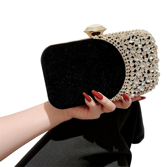 YIEMEEN Women's Evening Bag Small Clutch Purse Glitter Evening Handbag Crossbody Purse