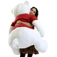 thumbnail image 5 of I Love You This Much Life Size Stuffed White Teddy Bear,  3 Feet Tall and 3 Feet Wide, 5 of 10