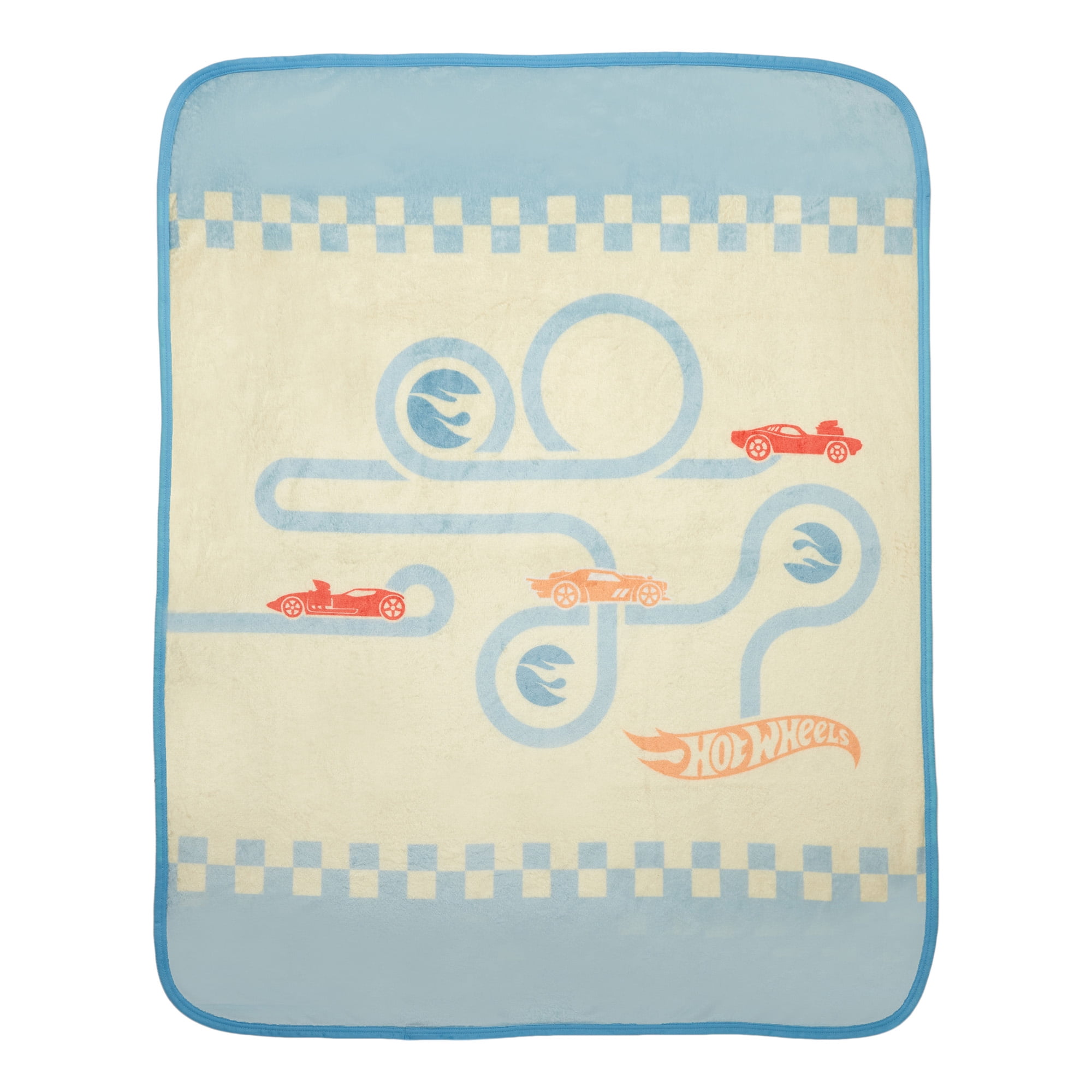 Hot Wheels Toddler Bedding, 5Pc Set, Comforter, Sheet, Pillowcase, Throw, Pillow
