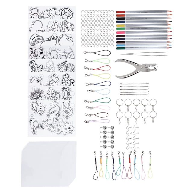 Papier Shrinky Dink, Ensemble de Feuilles Rétractables, Feuilles Rétractables en Plastique, Kit de Feuilles Rétractables, Confort Ultime
