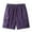 Purple, variant on Summer Men's&nbsp;Shorts Plus Size Elastic Waist Solid Color Summer Fitness Running Workout Short Pants with Pockets Fast-Drying Fabric Activewear Black 5XL