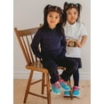 thumbnail image 4 of Unizone Uniforms Girls Long Sleeve Polo Shirt (Medium, Navy Blue), 4 of 6